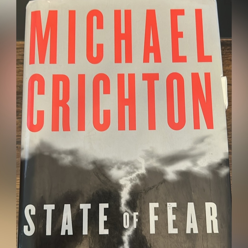 'State of Fear' Coffee Table Book - Red and Gray